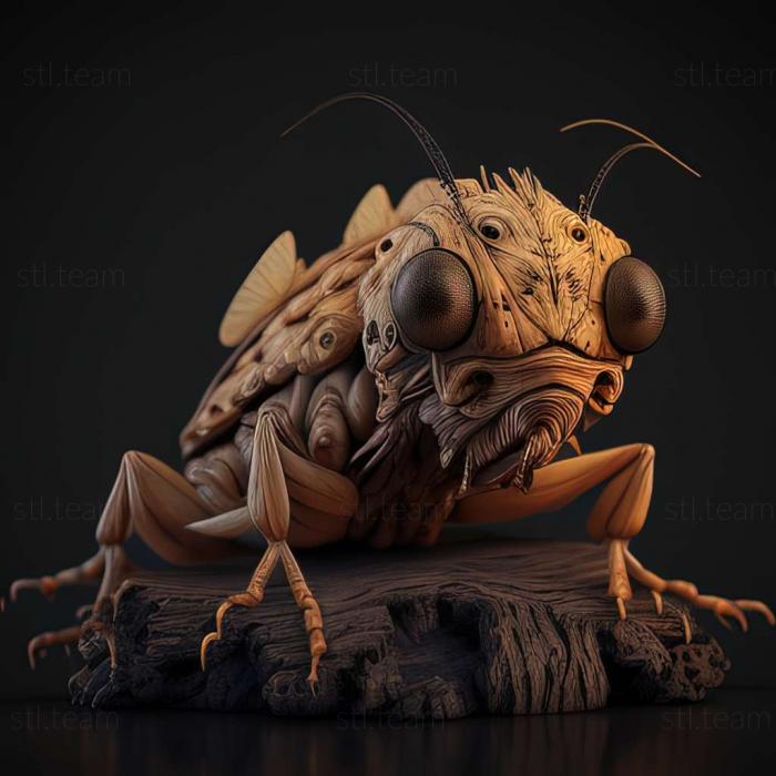 3D model Chorthippus jutlandica (STL)